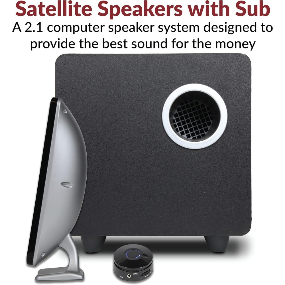 Gaming Speaker 2.1 - Sistem Speaker Multimedia 2.1 dengan Subwoofer