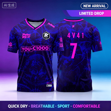 Esports Gaming Jersey - 26_27 Kaos Paper Rex Valorant Pria