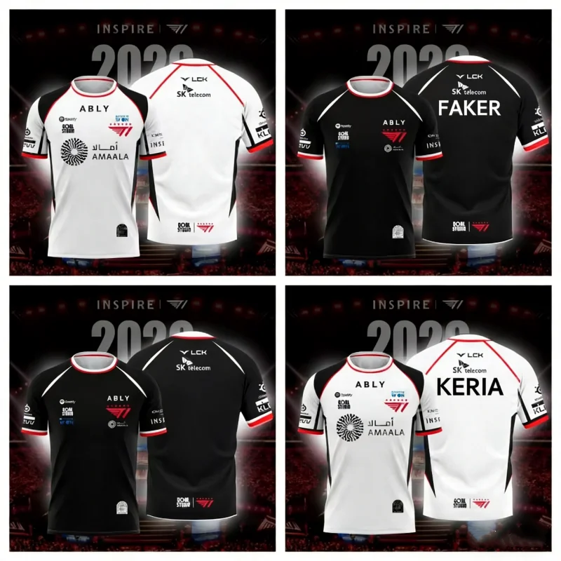 Esports Gaming Jersey - JERSEY TIM ESPORTS T1 BARU 2026
