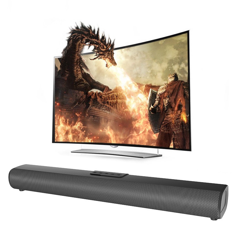 Gaming Speaker 2.1 - Speaker Soundbar TV 23.8 Inci dengan