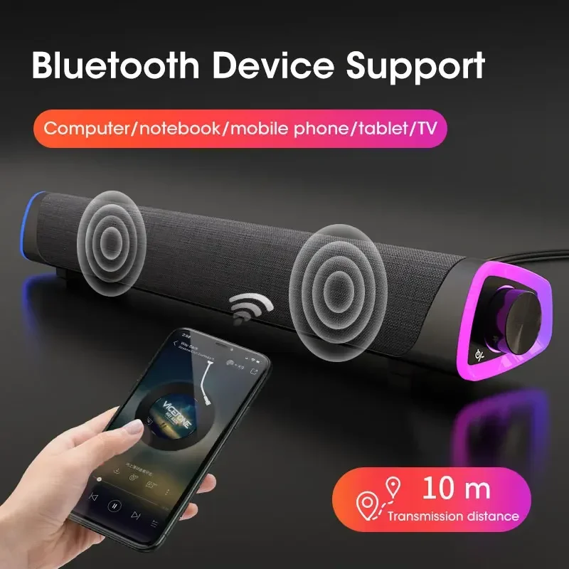 Soundbar 2.1 Saluran dengan Su - Gaming Speaker 2.1 ulasan dan harga
