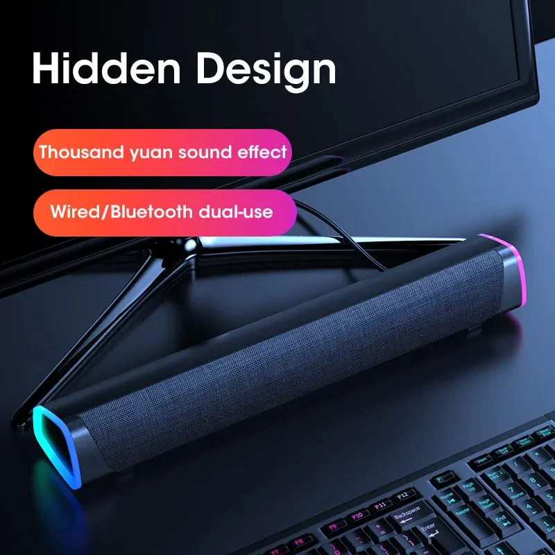 Soundbar 2.1 Saluran dengan Su - Gaming Speaker 2.1 ulasan dan harga