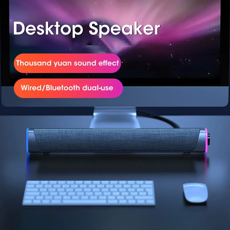 Soundbar 2.1 Saluran dengan Su - Gaming Speaker 2.1 ulasan dan harga