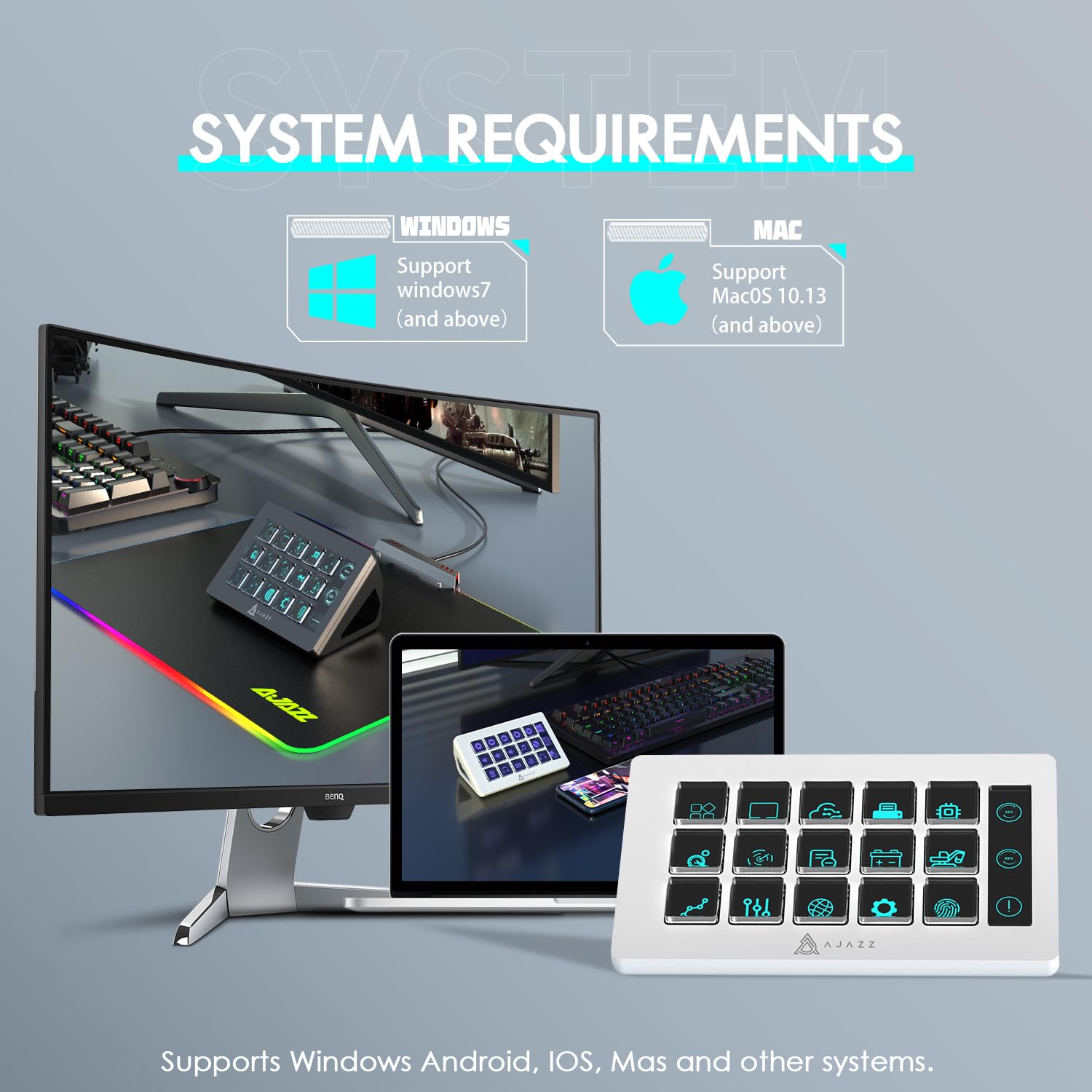 ATTACK SHARK x AJAZZ AKP153 ST - Elgato Stream Deck ulasan dan harga