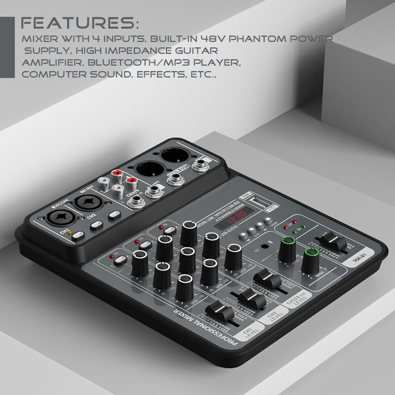 Mixer Audio 4 saluran 48V Phan - Elgato Stream Deck ulasan dan harga