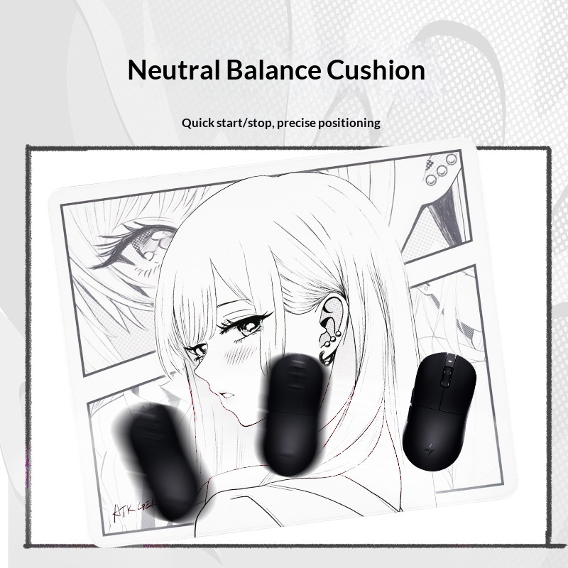 ATK Dream Anime Large Neutral  - Esports Gaming Pad ulasan dan harga