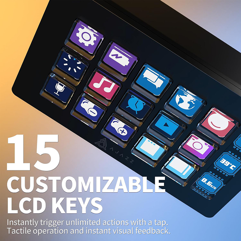AJAZZ AKP153E/AKP03E Panel Kon - Elgato Stream Deck ulasan dan harga
