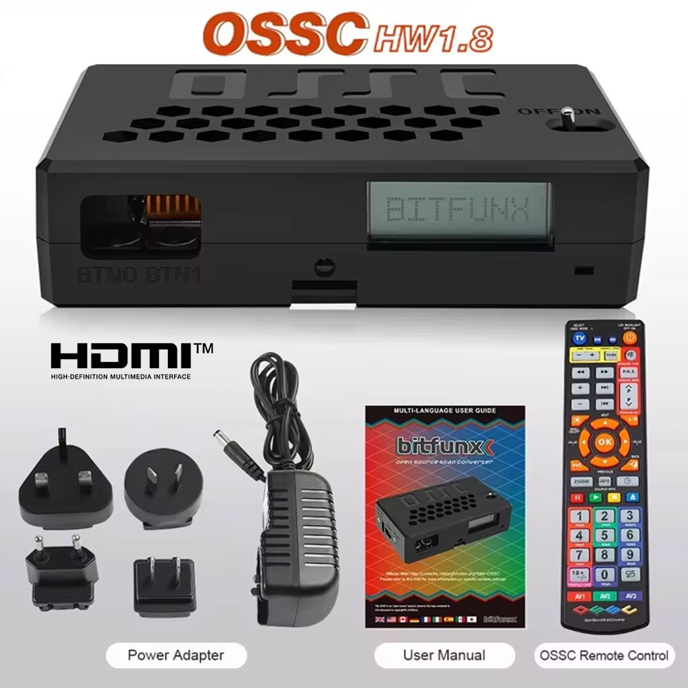BitFunx V1.8 OSSC Upscaler Kon - Elgato Stream Deck ulasan dan harga