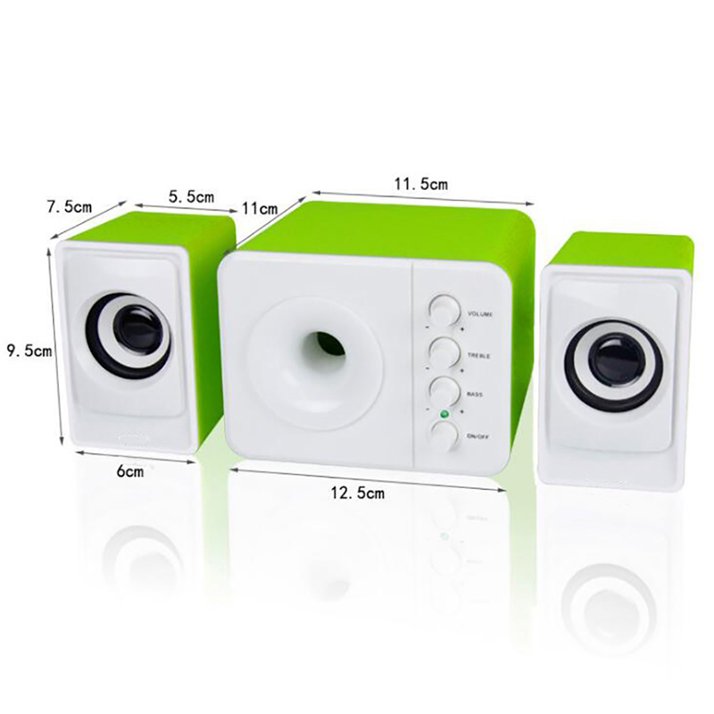 2.1 Speaker Desktop bertenaga  - Gaming Speaker 2.1 ulasan dan harga