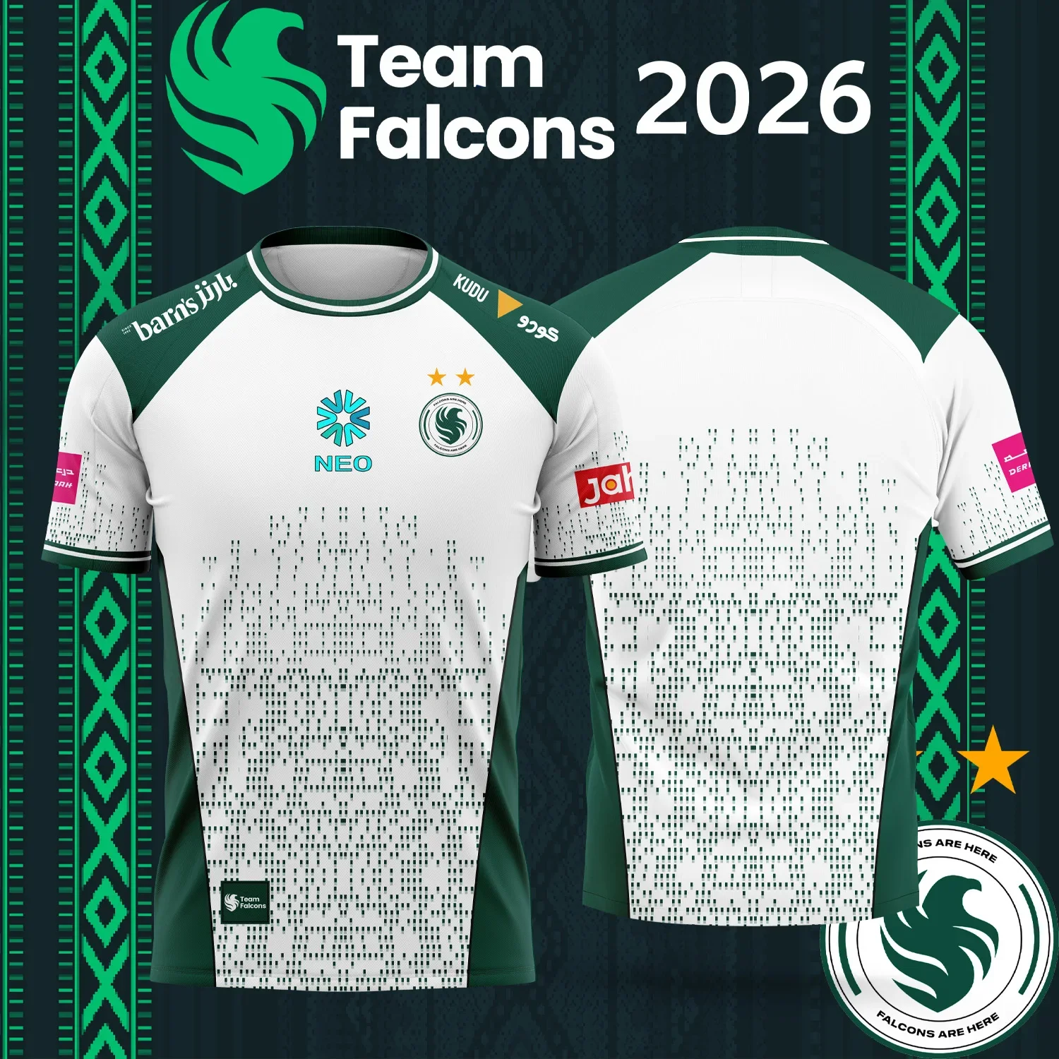 Jersey Tim Esports Falcons Tim - Esports Gaming Jersey ulasan dan harga