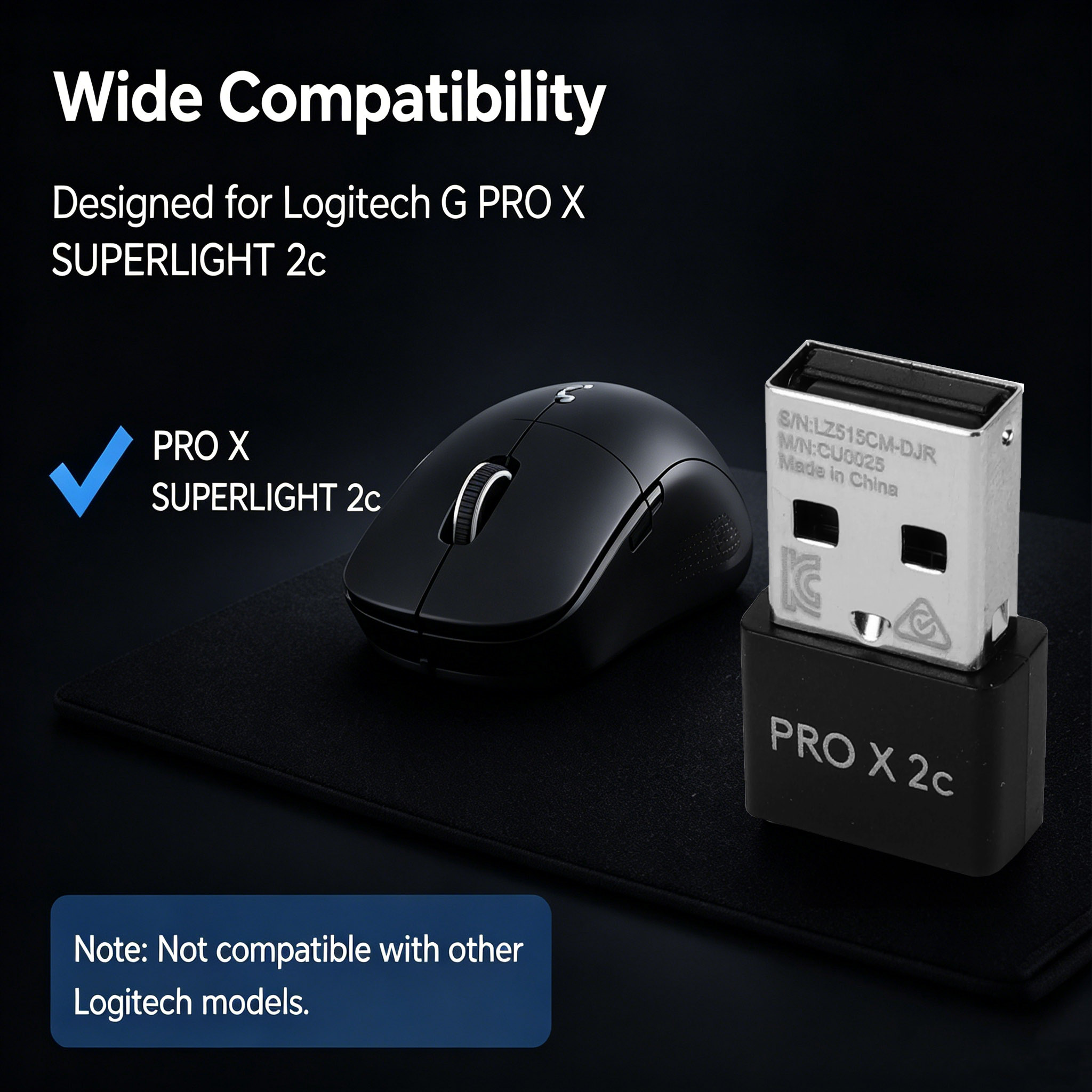 Penerima yang praktis dan coco - Logitech Mouse G Pro X Superlight ulasan dan harga